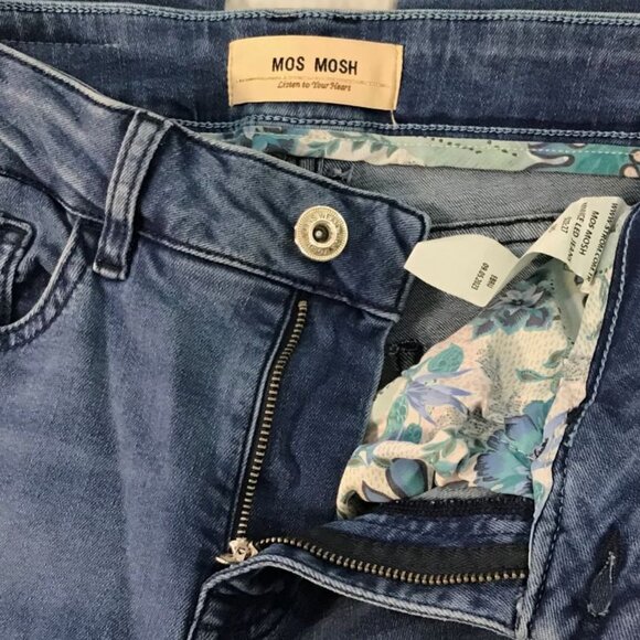 Mos Mosh Vice Blue Jeans - Size 27 - Slim Fit - NWT- Medium Blue - Picture 9 of 15